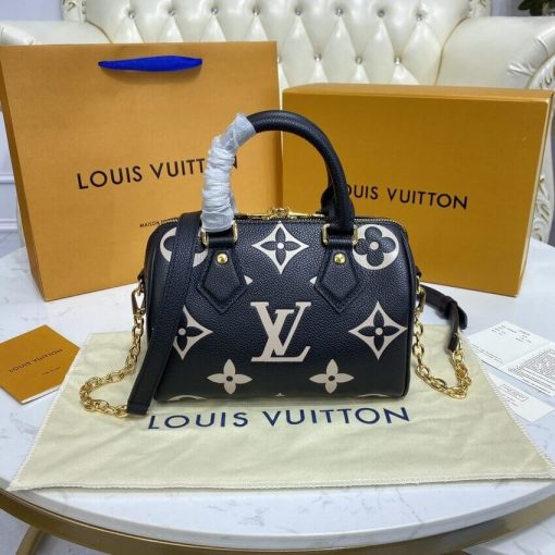 Louis Vuitton Bicolor Monogram Empreinte Speedy Bandoulière 20 M58953 - Image 5
