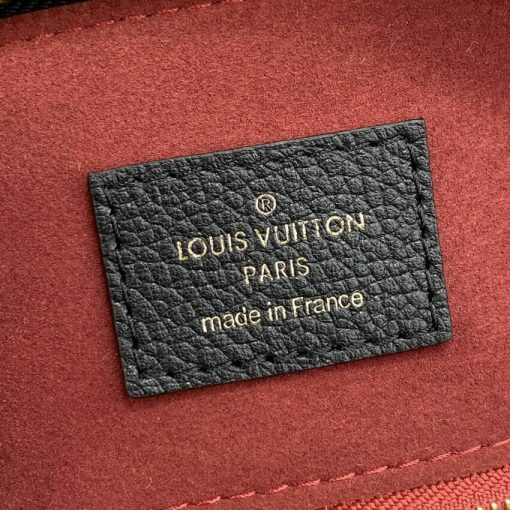 Louis Vuitton Bicolor Monogram Empreinte Speedy Bandouliere 25 M58947 Black/Beige - Image 16