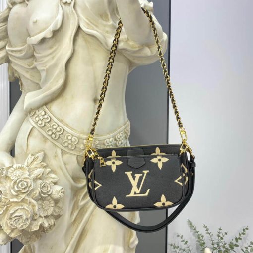 Louis Vuitton Bicolor Multi Pochette Accessoires M45777 Black - Image 2