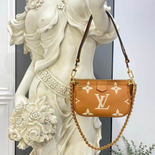 Louis Vuitton Bicolor Multi Pochette Accessoires M45777 Black - Image 14