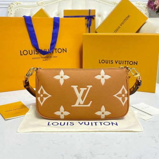 Louis Vuitton Bicolor Multi Pochette Accessoires M45777 Black - Image 17