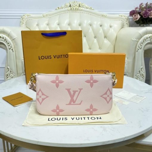 Louis Vuitton Bicolor Multi Pochette Accessoires M45777 Black - Image 26