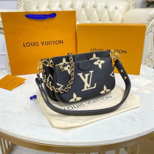 Louis Vuitton Bicolor Multi Pochette Accessoires M45777 Black - Image 5