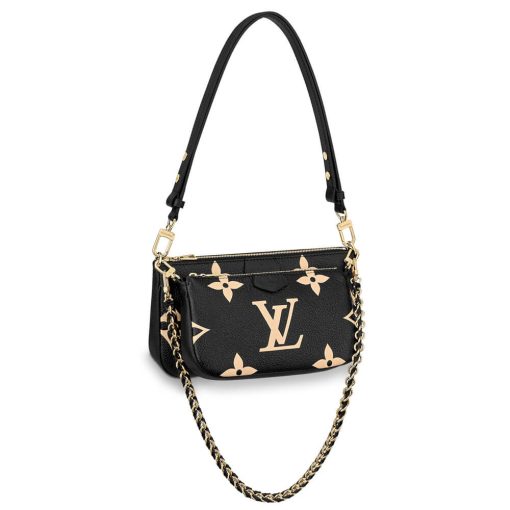 Louis Vuitton Bicolor Multi Pochette Accessoires M45777 Black