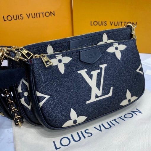 Louis Vuitton Bicolor Multi Pochette Accessoires M45777 Black - Image 9