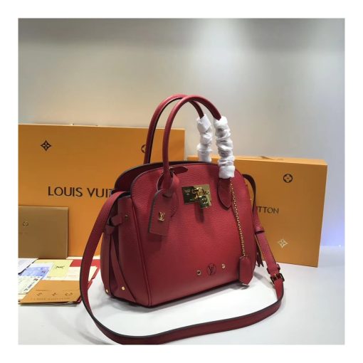 Louis Vuitton Calf Leather Milla PM M51684 Red - Image 3
