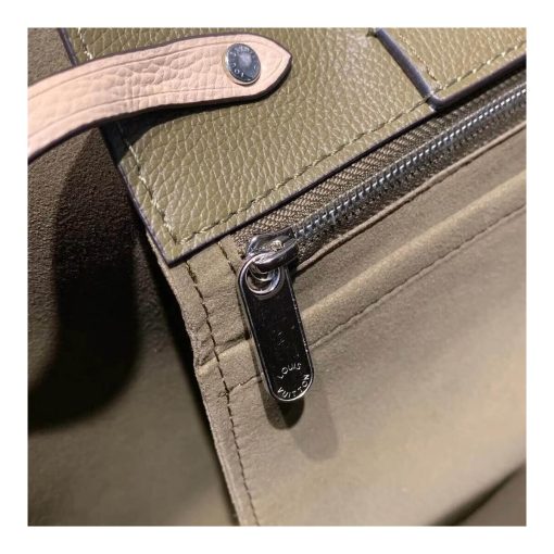 Louis Vuitton Calfskin Leather Lockme Bucket M55439 Dark Green - Image 8