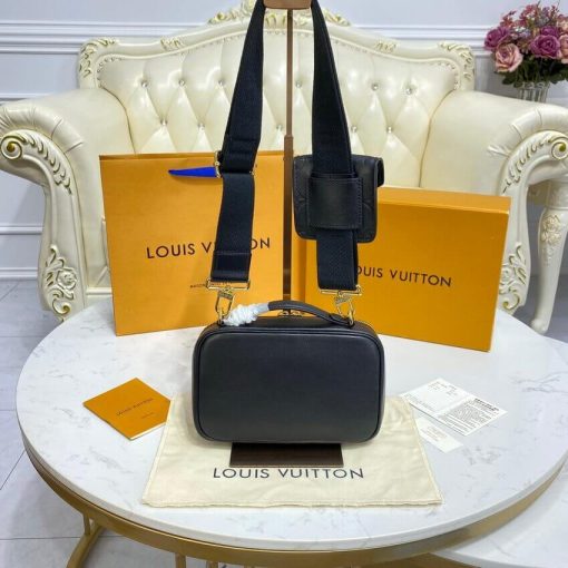 Louis Vuitton Calfskin Leather Utility Crossbody M80450 - Image 11
