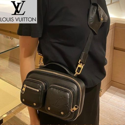 Louis Vuitton Calfskin Leather Utility Crossbody M80450 - Image 3