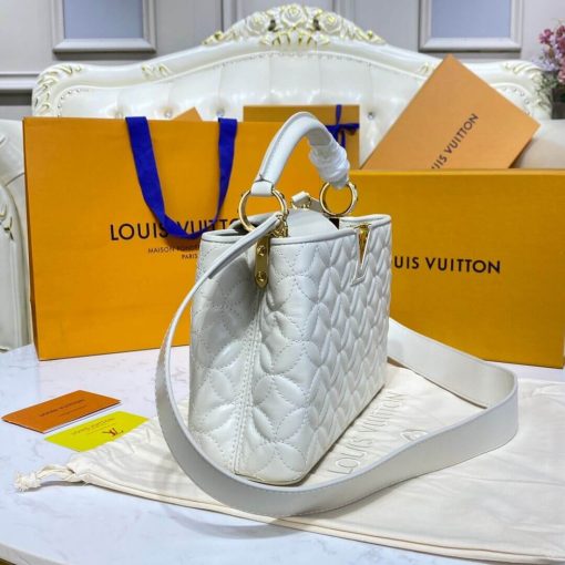 Louis Vuitton Capucines BB Bag In Quilting Lambskin M55360 White - Image 5