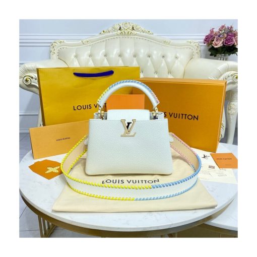 Louis Vuitton Capucines BB Bag M57941 White - Image 4