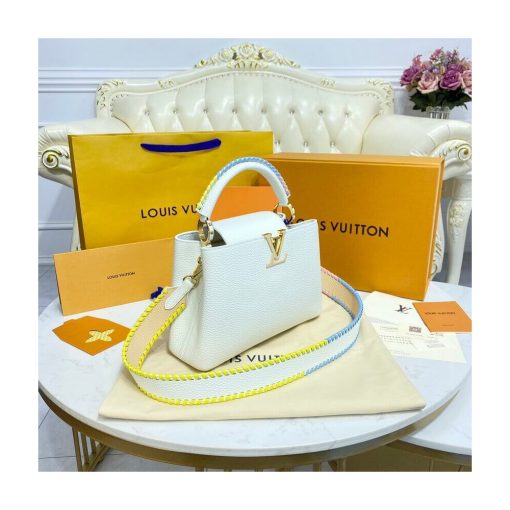 Louis Vuitton Capucines BB Bag M57941 White - Image 5