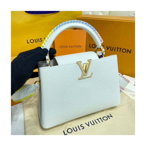 Louis Vuitton Capucines BB Bag M57941 White - Image 9