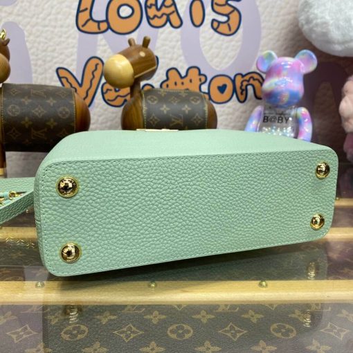 Louis Vuitton Capucines BB Love Lock Taurillon M23950 M24471 Light Green - Image 8