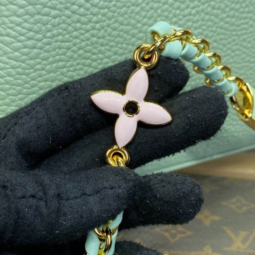 Louis Vuitton Capucines BB Love Lock Taurillon M23950 M24471 Light Green - Image 11