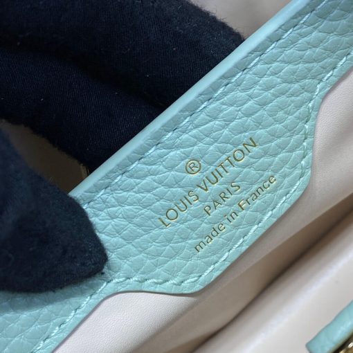 Louis Vuitton Capucines BB Love Lock Taurillon M23950 M24471 Light Green - Image 12