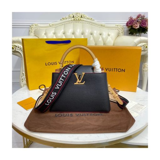 Louis Vuitton Capucines BB M59061 Black/Arizona Beige - Image 2