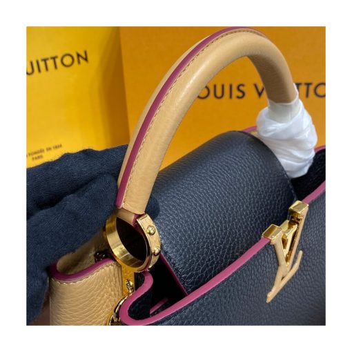 Louis Vuitton Capucines BB M59061 Black/Arizona Beige - Image 6