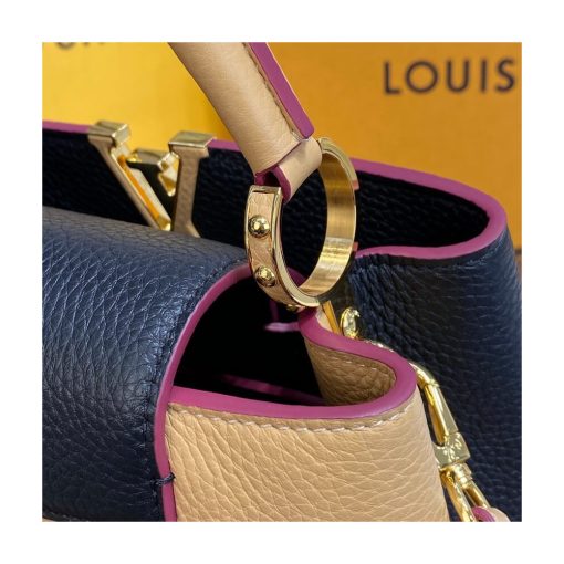 Louis Vuitton Capucines BB M59061 Black/Arizona Beige - Image 7