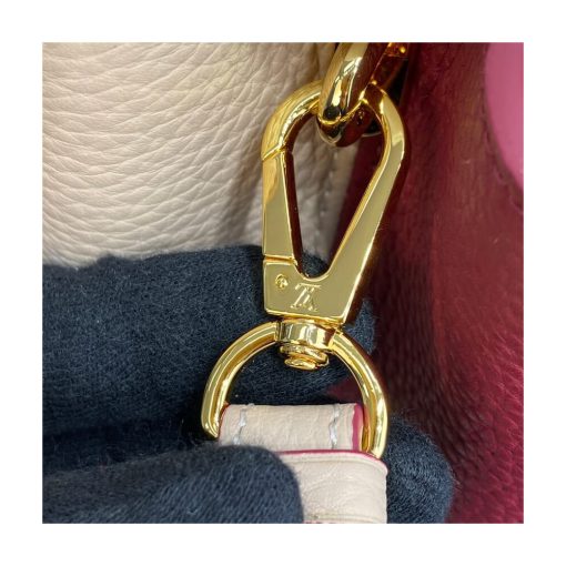 Louis Vuitton Capucines BB M59061 Eggshell/Lie de Vin Red - Image 11