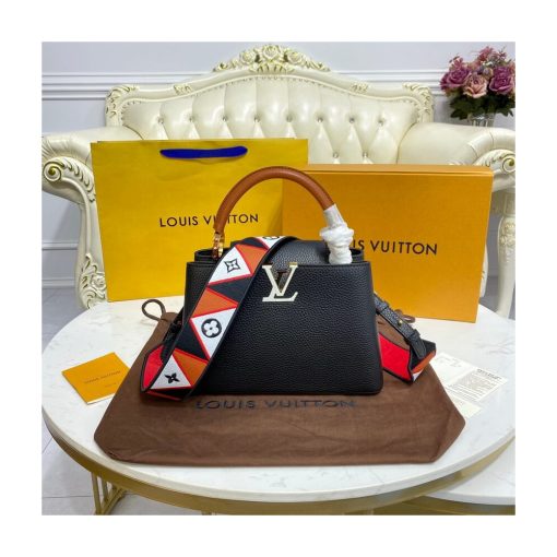 Louis Vuitton Capucines BB M59061 Noir/Rouge - Image 2