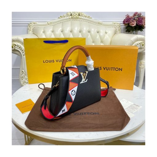 Louis Vuitton Capucines BB M59061 Noir/Rouge - Image 3