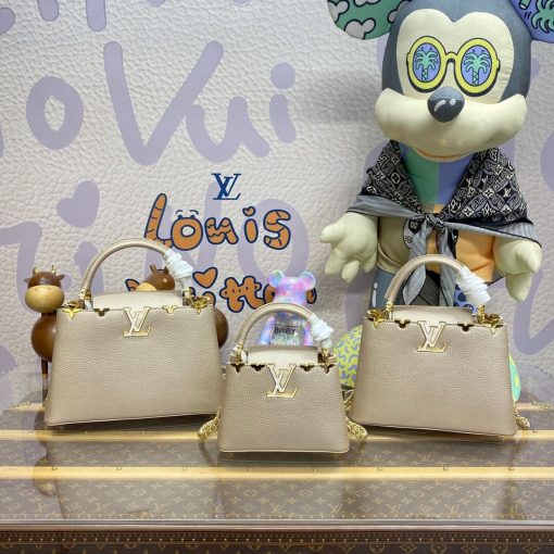 Louis Vuitton Capucines Mini M22436 Golden Champagne - Image 12