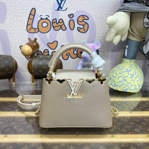 Louis Vuitton Capucines Mini M22436 Golden Champagne - Image 3