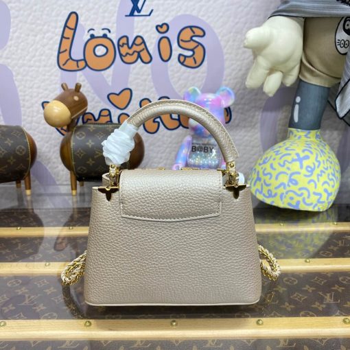 Louis Vuitton Capucines Mini M22436 Golden Champagne - Image 4