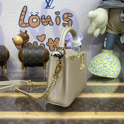 Louis Vuitton Capucines Mini M22436 Golden Champagne - Image 5