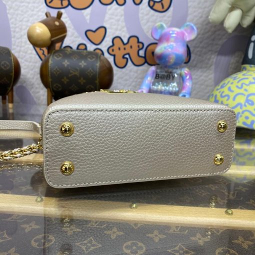 Louis Vuitton Capucines Mini M22436 Golden Champagne - Image 6