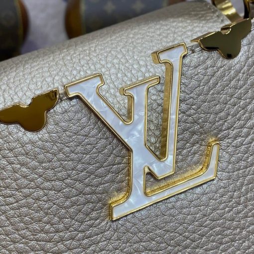 Louis Vuitton Capucines Mini M22436 Golden Champagne - Image 7