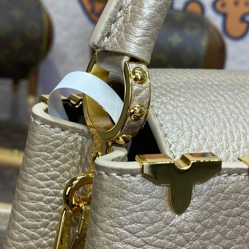 Louis Vuitton Capucines Mini M22436 Golden Champagne - Image 8