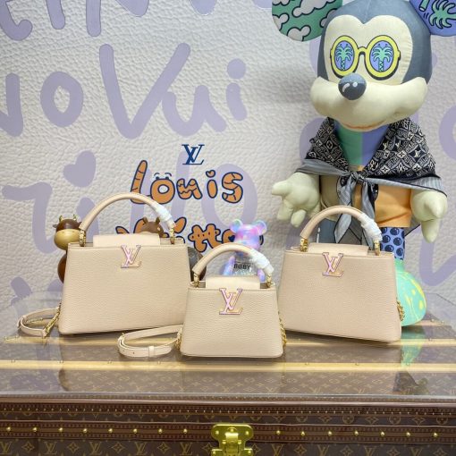 Louis Vuitton Capucines Mini M23082 Quartz White - Image 12