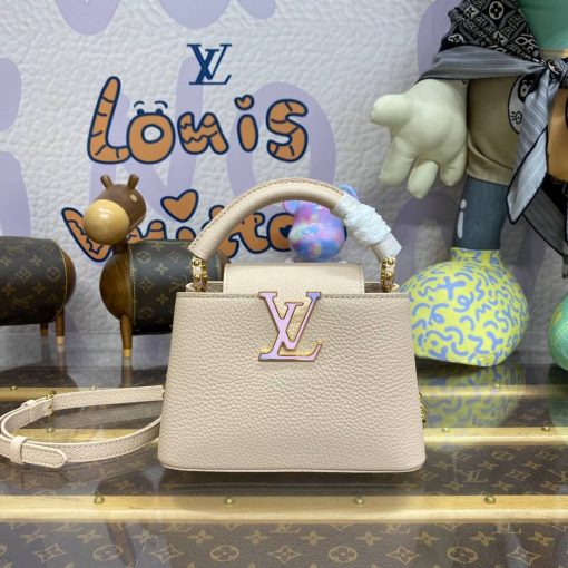 Louis Vuitton Capucines Mini M23082 Quartz White - Image 3