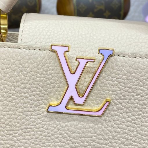 Louis Vuitton Capucines Mini M23082 Quartz White - Image 7