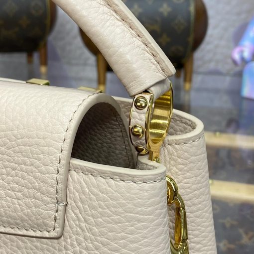 Louis Vuitton Capucines Mini M23082 Quartz White - Image 8