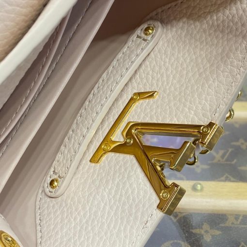 Louis Vuitton Capucines Mini M23082 Quartz White - Image 9