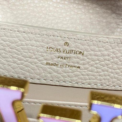 Louis Vuitton Capucines Mini M23082 Quartz White - Image 10