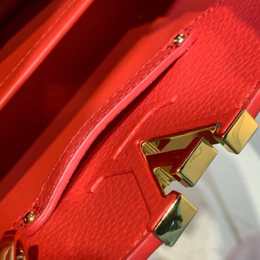 Louis Vuitton Capucines Mini M56071 Red - Image 11