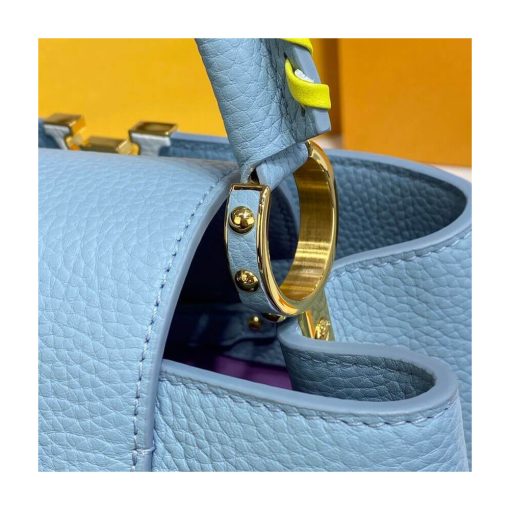 Louis Vuitton Capucines MM Bag M57672 Olympus Blue - Image 11