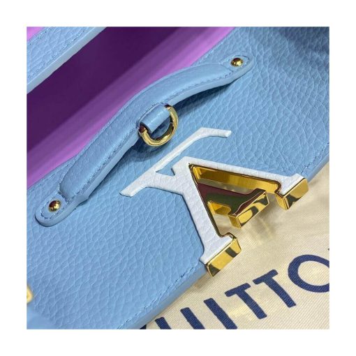 Louis Vuitton Capucines MM Bag M57672 Olympus Blue - Image 16