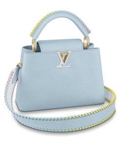 Louis Vuitton Capucines MM Bag M57672 Olympus Blue