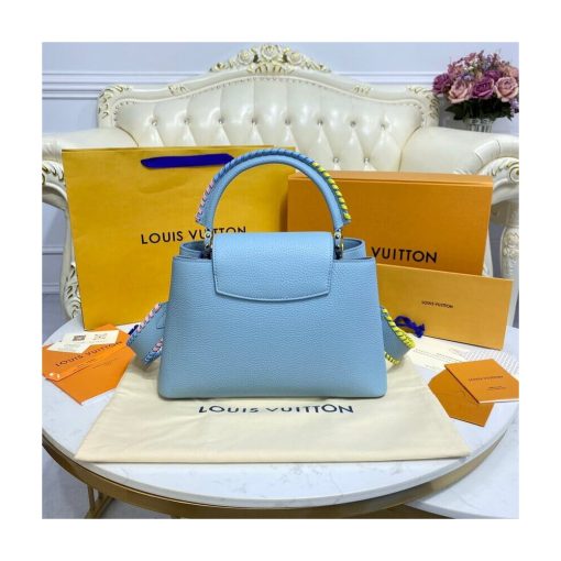 Louis Vuitton Capucines MM Bag M57672 Olympus Blue - Image 5
