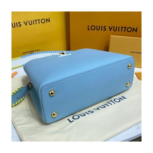 Louis Vuitton Capucines MM Bag M57672 Olympus Blue - Image 6