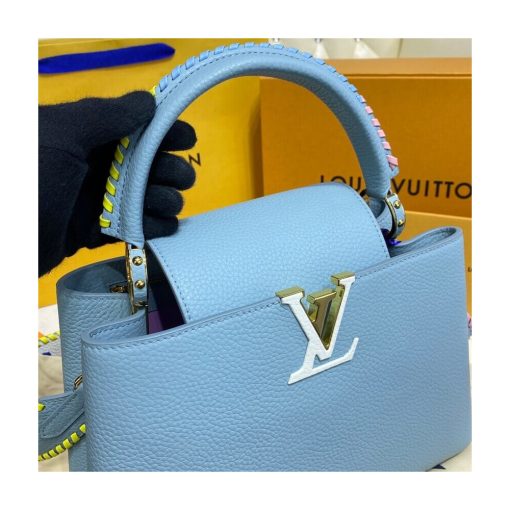 Louis Vuitton Capucines MM Bag M57672 Olympus Blue - Image 7