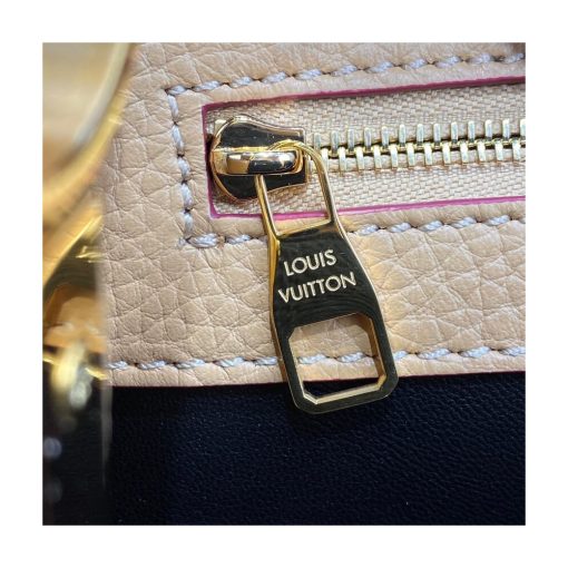 Louis Vuitton Capucines MM M58608 Black/Arizona Beige - Image 16
