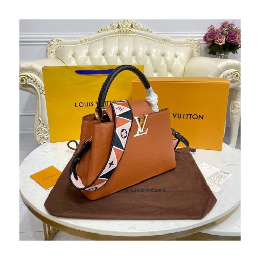 Louis Vuitton Capucines MM M59020 Gold/Noir - Image 2