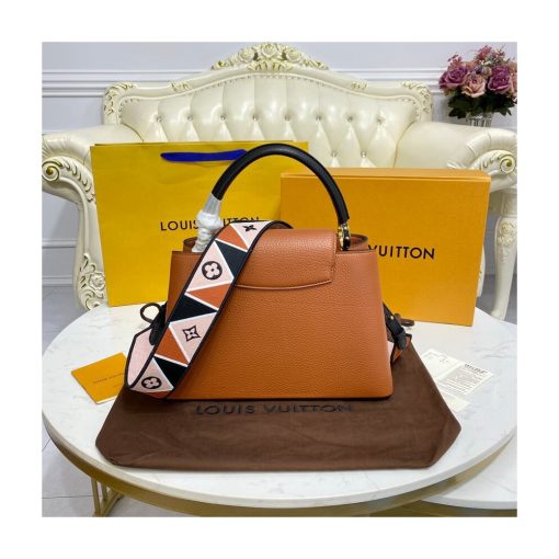 Louis Vuitton Capucines MM M59020 Gold/Noir - Image 3