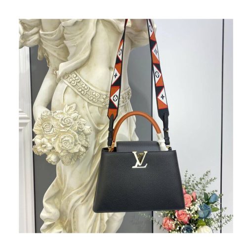 Louis Vuitton Capucines MM M59020 Noir/Rouge - Image 2